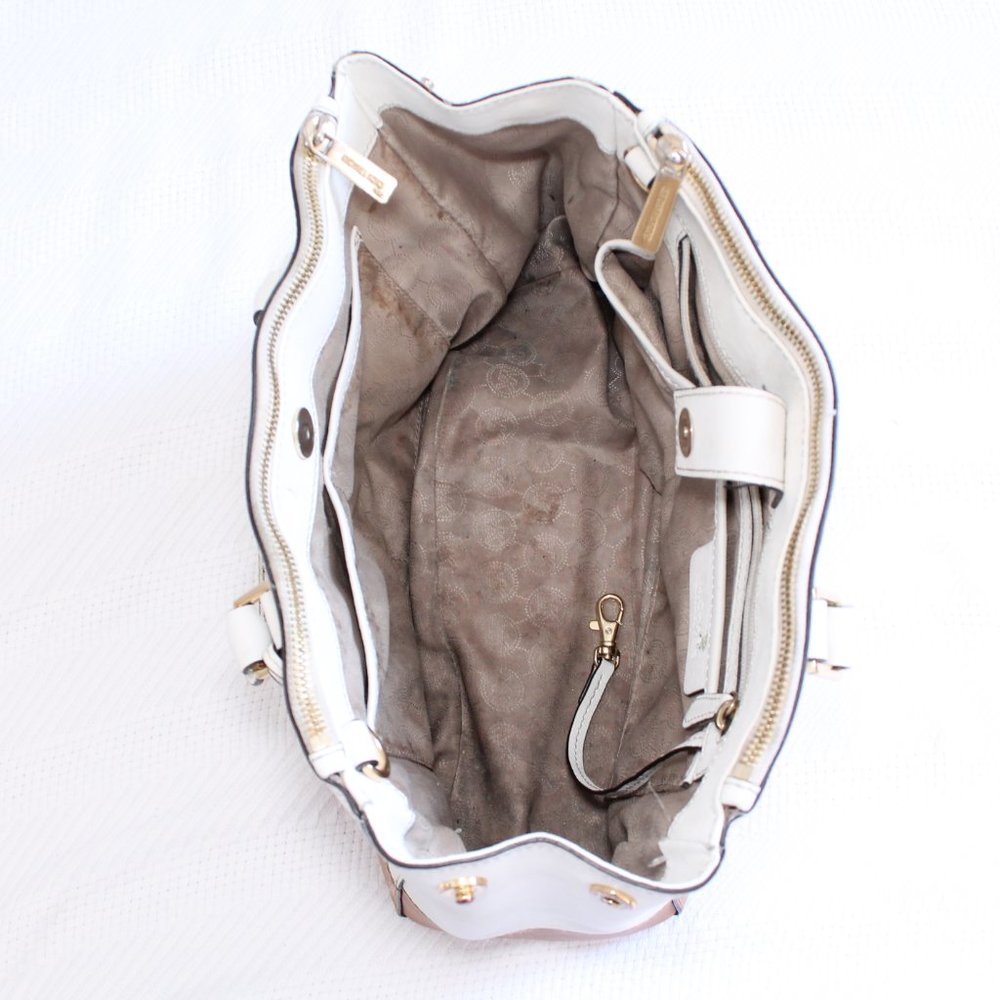 Michael Kors Sutton Safiano Leather Colorblock Bag - Picture 8 of 16